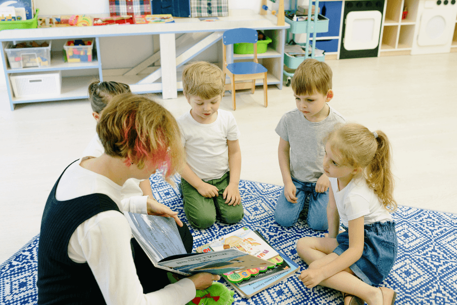 Buchausstellung für Kinder in Kirchdorf